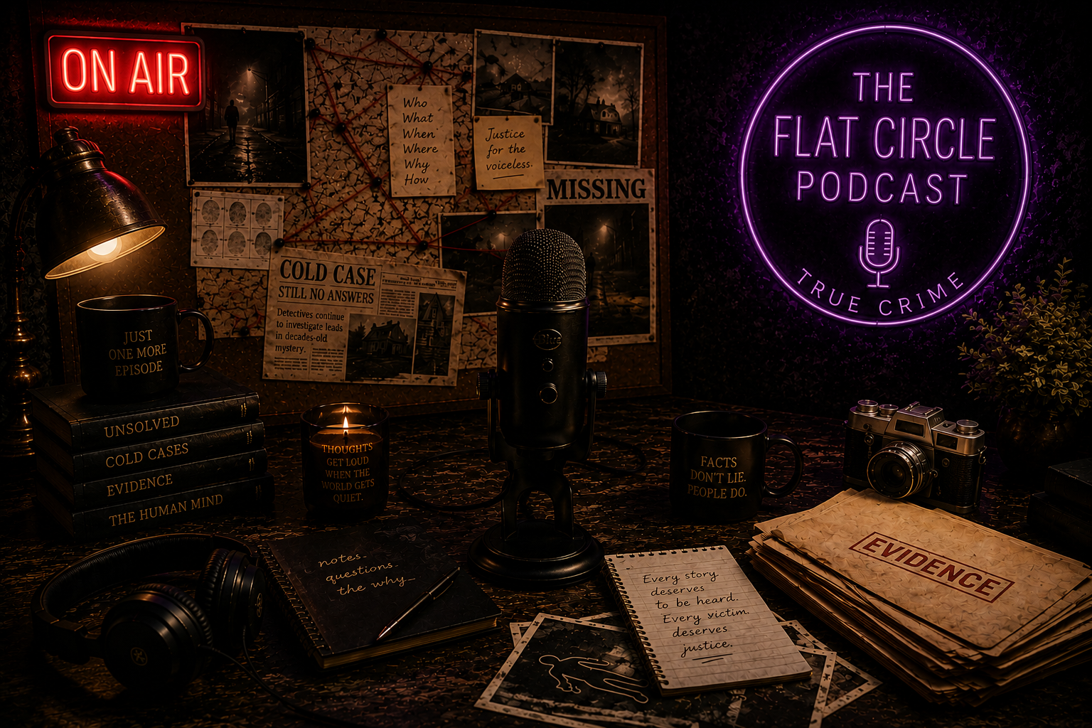 Flat Circle Podcast Background Image