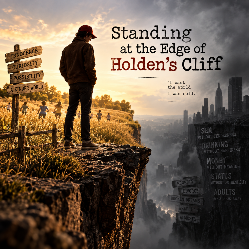 Standing at the edge of Holden's Cliff